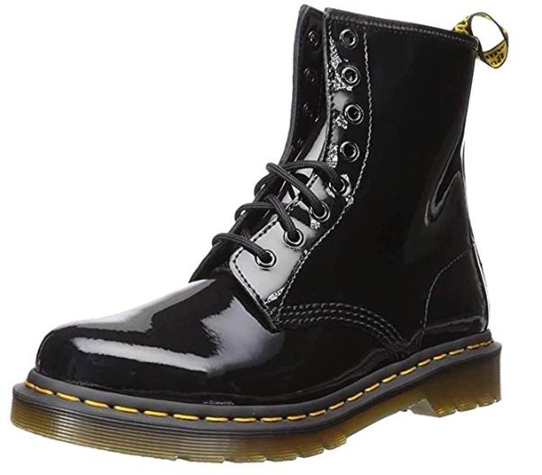  Dr. Martens 女士1460经典8眼系带亮皮马丁靴 159.95加元，原价 200加元，包邮