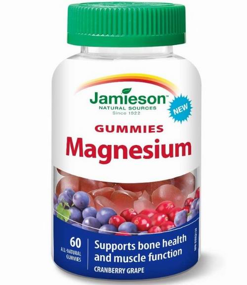  Jamieson 健美生镁软糖 蔓越莓葡萄味 60粒 8.83加元（walmart同款价 15.47加元）