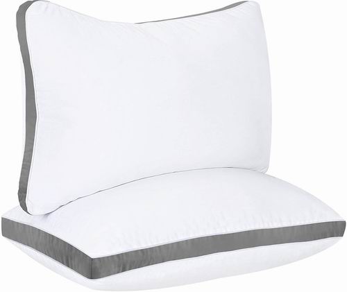  Utopia Bedding 防过敏Queen枕头2件套6.6折 30.99-31.99加元包邮！2色可选！