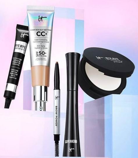  it Cosmetics 全场美妆护肤品 最高7折+满送价值65加元！入自信眼霜、眼部遮瑕、渐层腮红、化妆刷！