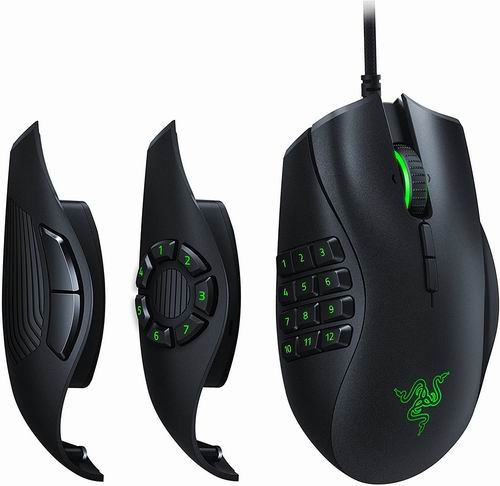  Razer 雷蛇Naga Trinity 那伽梵蛇进化版 游戏鼠标 7.8折 105.11加元，原价 134.99加元，包邮