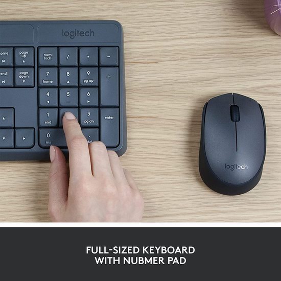 Logitech 罗技 MK235 无线键盘鼠标套装 29.99加元！
