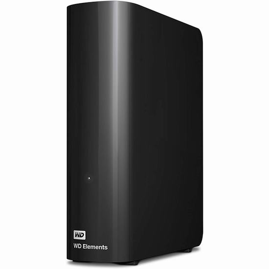  WD Elements 新元素系列 12TB 超大容量 台式移动硬盘 7.4折 249.99加元包邮！