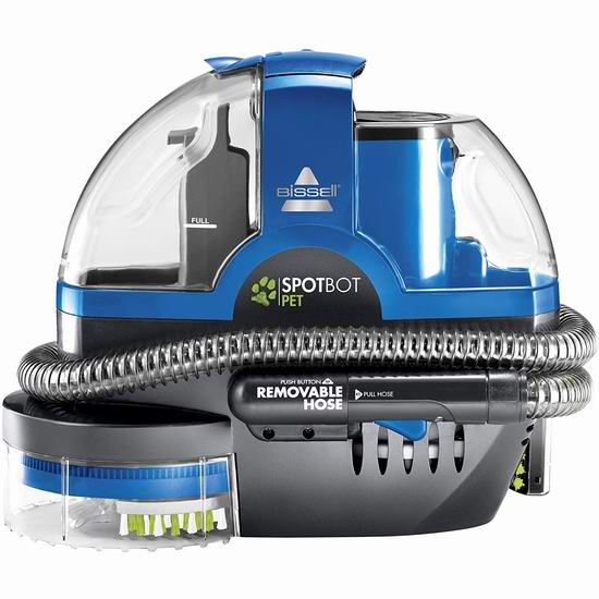  历史新低！Bissell 必胜 2117A SpotBot 宠物版 便携式深层地毯清洁机6折 149.99加元包邮！