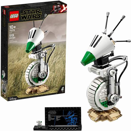  历史新低！LEGO 乐高 75278 Star Wars 星球大战系列 D-O机器人（519pcs）6.4折 63.98加元包邮！