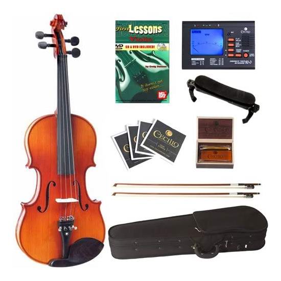 历史新低！Cecilio CVN-320L Size 1/4 儿童实木小提琴超值套装5.1折 112.58加元包邮！
