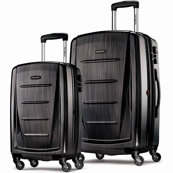  精选多款 Samsonite 新秀丽 20/28英寸 全PC轻质 时尚行李箱2件套 149.99-199.99加元包邮！会员专享！