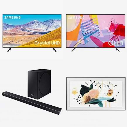  精选多款 Samsung 三星智能电视、条形音箱、电视音响5折起！会员专享！