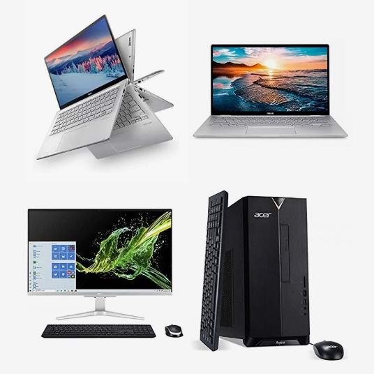  精选 ASUS、Acer、Lenovo、LG、HP、Dell 等品牌笔记本电脑、一体式台式机、台式机6.4折起！会员专享！