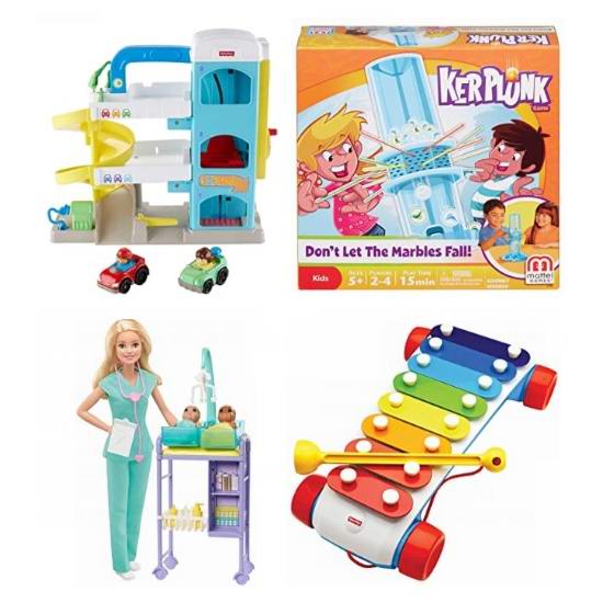  精选 Fisher-Price、Mega Bloks、​Barbie、Hot Wheels 等儿童益智玩具5折起！会员专享！