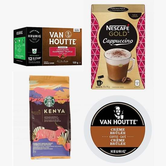  金盒头条：精选 Van Houtte、Starbucks、McCafe、NESCAFÉ 等品牌咖啡胶囊、咖啡粉、速溶咖啡、咖啡豆5.4折起！低至4.18加元！