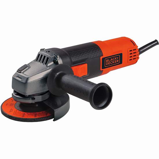  历史新低！Black & Decker BDEG400 6安培 4.5英寸 电动角磨机5.4折 31.99加元！