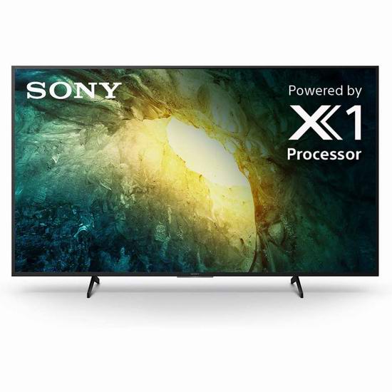  历史新低！Sony 索尼 X750H 75英寸 4K HDR 安卓智能电视 1198加元包邮！