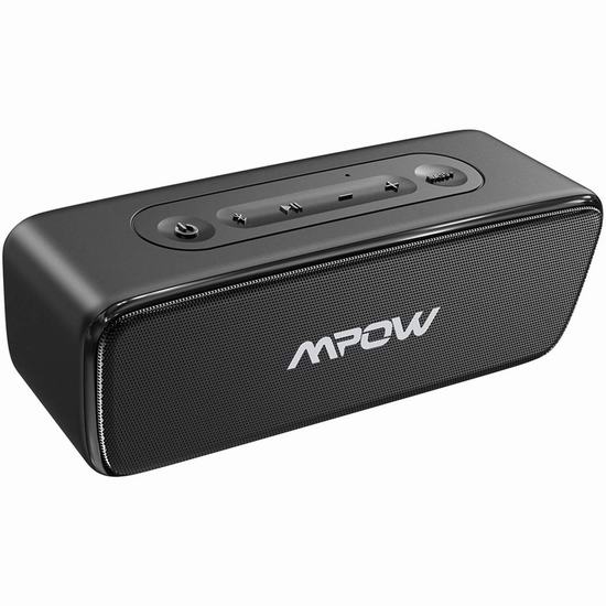  历史新低！Mpow SoundHot R6 便携式防水 重低音蓝牙音箱 19.79加元！