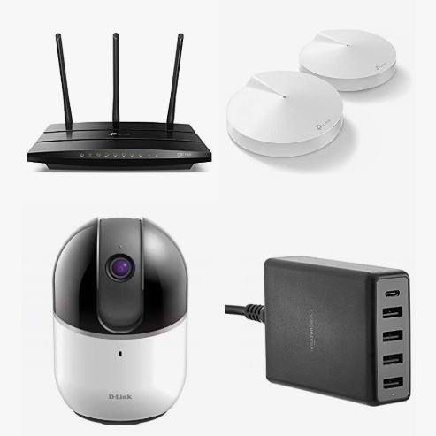  精选多款 TP-Link、D-Link、AmazonBasics 等品牌无线路由器、信号延伸器、集线器、无线监控摄像头、智能显示器、USB充电器、无线网卡等4.4折起！会员专享！