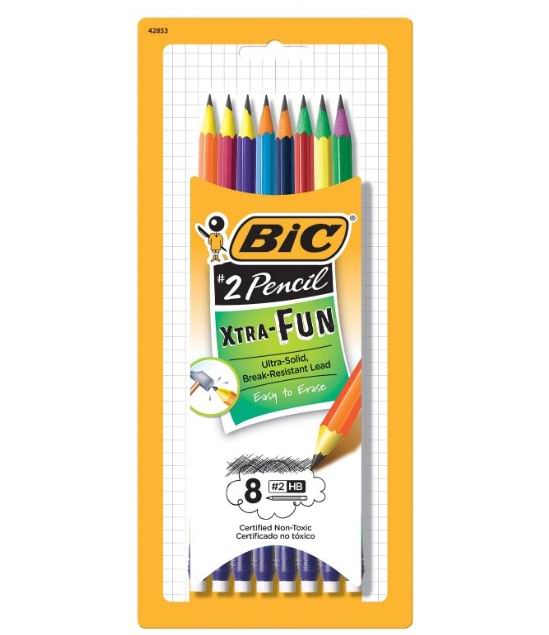  BiC PGEP81-BLK 外观彩色铅笔 8支 1加元