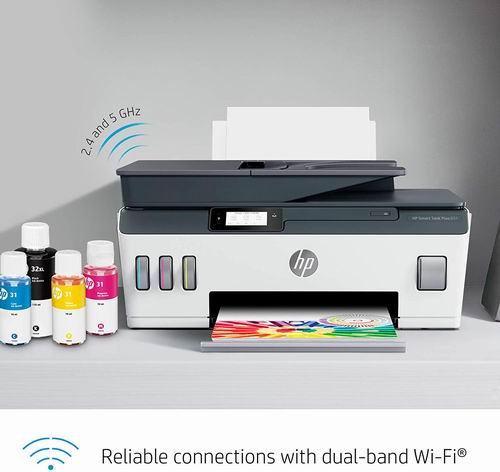  HP Smart Tank Plus 651无线多功能彩色喷墨打印机 449.99加元，原价 539.99加元，包邮