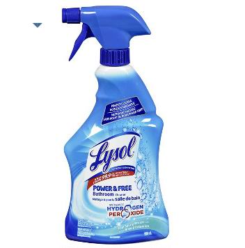  Lysol 全能喷雾消毒清洁剂  650毫升 3.89加元