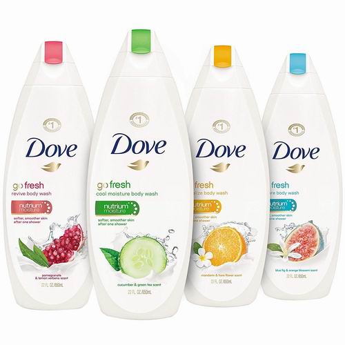  Dove 清爽沐浴露 354毫升 2.74加元，多种味道可选