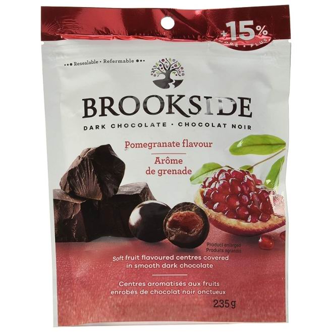  BROOKSIDE 水果味 黑巧克力夹心 2.98加元起，多种味道可选！