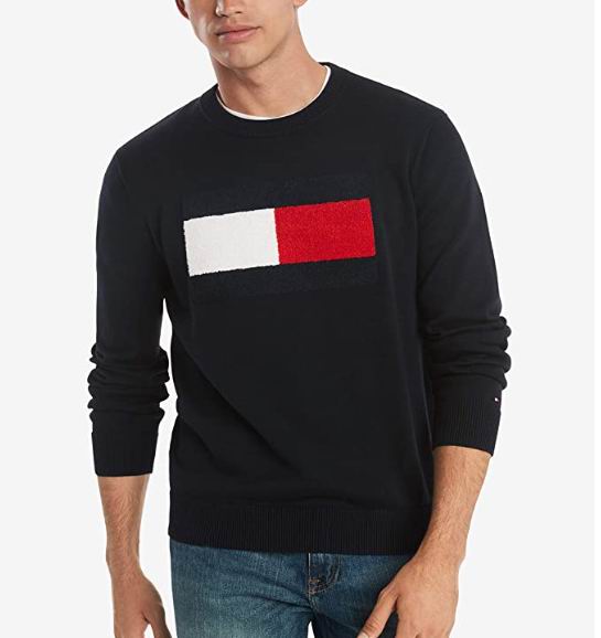  Tommy Sportswear男士圆领毛衣 32.43加元，原价 52加元