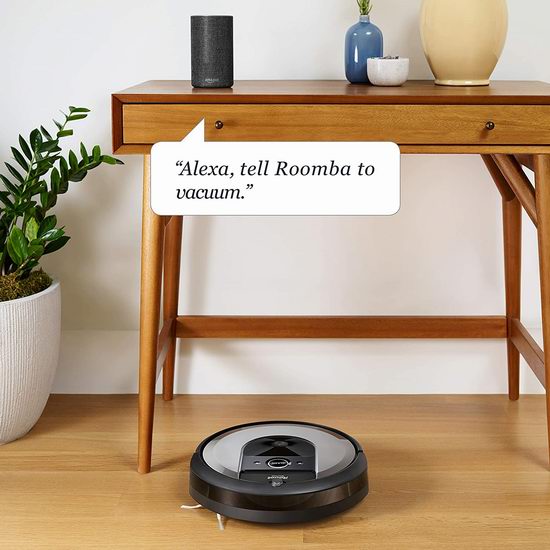 历史最低价！iRobot Roomba i6+ 6550 智能扫地机器人6.5折 649.99加元包邮！带自动集尘充电座，自动倒垃圾！