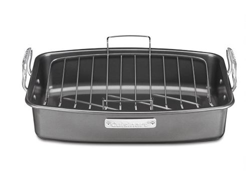  CUISINART 17x13英寸不黏烤盘带可移动烧烤架 42.64加元，原价 69.99加元，包邮