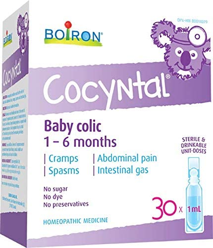  Boiron Cocyntal 天然婴幼儿滴剂缓解肚子胀气肠绞痛 30×1毫升 10.68加元