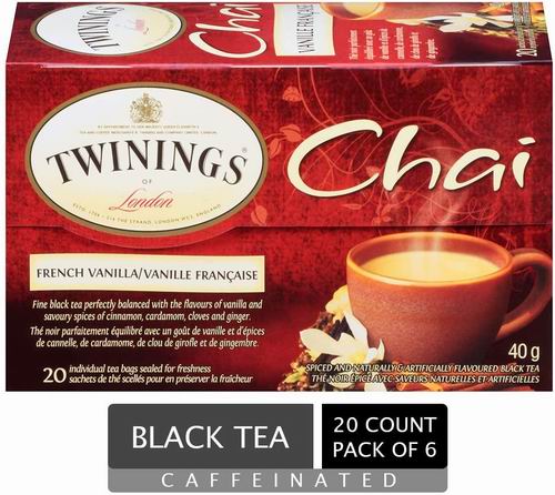  Twinings of London Chai 法式香草茶包 20包 16.8加元，原价 20.35加元