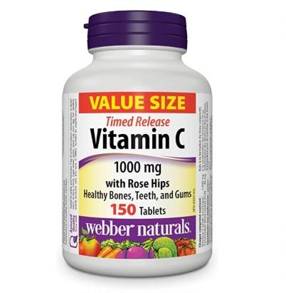  Webber Naturals 维他命C 150粒 9.89加元，原价 14.99加元