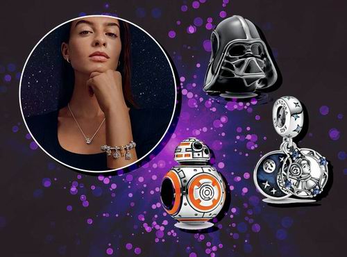  Star Wars x Pandora最新联名上线，手工纯银+珐琅材质，愿原力与你同在！