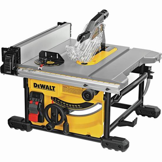  Dewalt 得伟 DWE7485 8-1/4 in. 便携式台锯7折 349加元包邮！