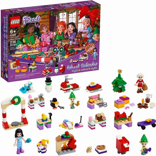  金盒头条：精选多款 LEGO、Fisher-Price、Disney 等品牌圣诞倒数日历玩具7折起！