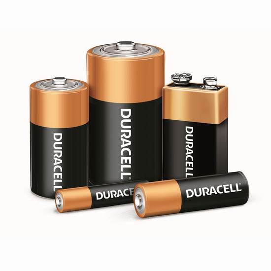  金盒头条：精选多款 Duracell 金霸王 碱性电池/锂电池/纽扣电池6.9折起！