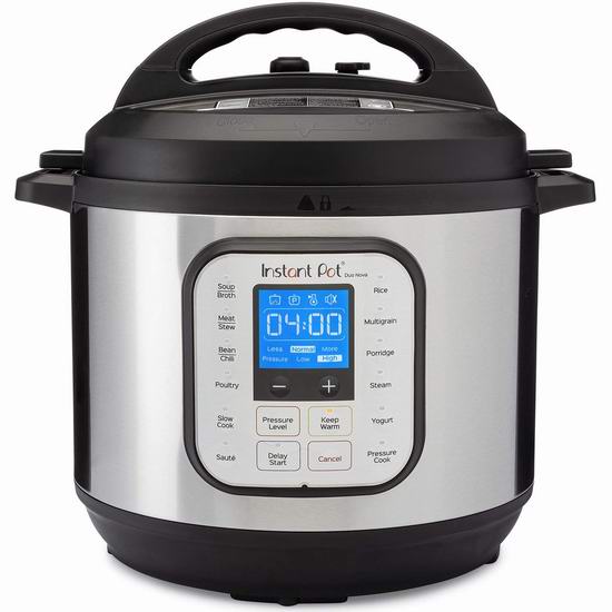  Instant Pot 快煲 DUONOVA80 NOVA 8夸脱 7合一多功能电压力锅6.5折 129.96加元包邮！