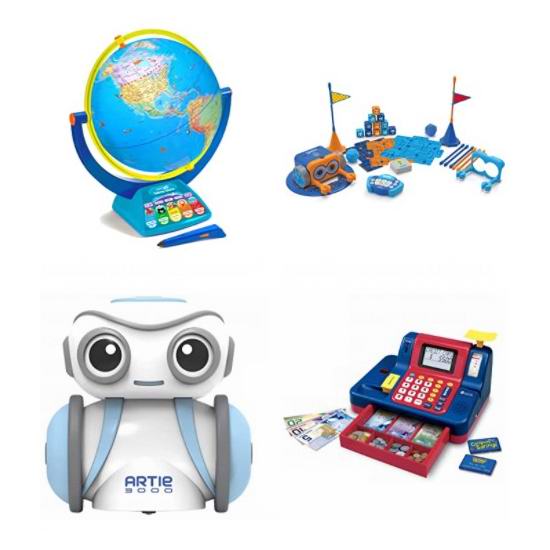  网购周头条：精选多款 Learning Resources 地球仪、收银机、机器人、拼搭积木等儿童益智玩具4.9折起！