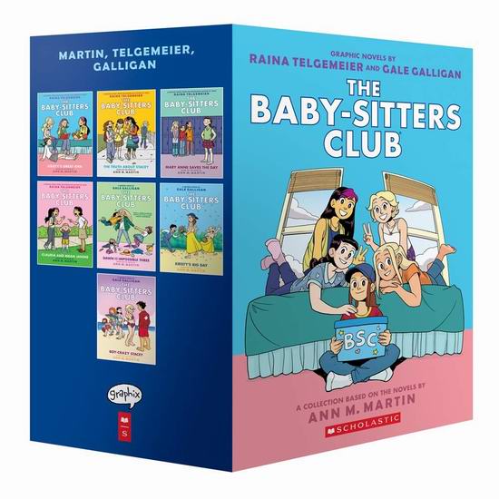  儿童畅销书《The Baby-Sitters Club Graphix 保姆俱乐部》全彩漫画1-7全集5.9折 57.7加元包邮！