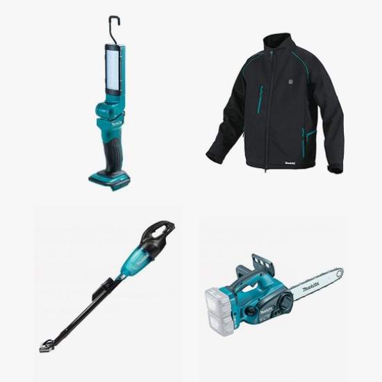  网购周头条：精选多款 Makita 牧田 家用电动工具、吸尘器、电热夹克等5.5折起！仅限今日！