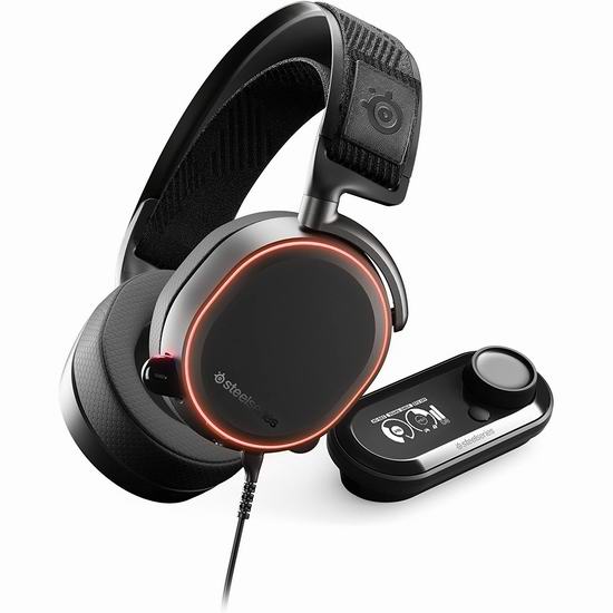  网购周头条：历史新低！SteelSeries 赛睿 Arctis Pro GameDAC  寒冰 专业级麦克风游戏耳机6.2折 199.95加元包邮！2色可选！