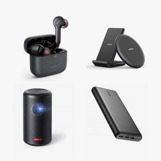  网购周头条：精选 Anker、Eufy、Soundcore 品牌迷你家庭影院投影机、安防监控系统、真无线耳机、蓝牙音箱、USB充电器、无线充电板、充电宝、宝宝监护器等5.7折起！