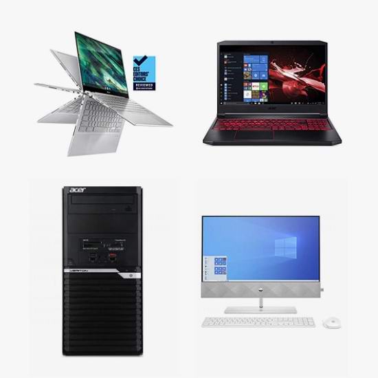  网购周头条：精选 HP、Acer、LG、MSI 品牌笔记本电脑、游戏笔记本、台式机、台式游戏机、一体式台式机6.4折起！