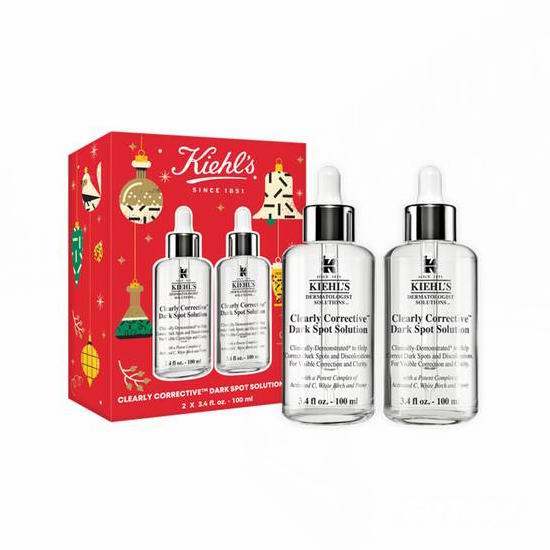  Kiehl's 科颜氏 美白淡斑精华 双11限量版超值装（2x100ml，价值340加元）210加元包邮！