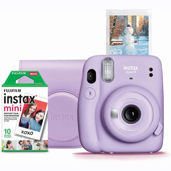  历史新低！Fujifilm 富士 Instax Mini 11 拍立得相机+相机套+10相纸套装 99加元包邮！