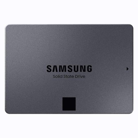  历史新低！Samsung 三星 870 QVO系列 MZ-77Q1T0B/AM 2.5英寸 1TB SSD固态硬盘 69.97加元包邮！