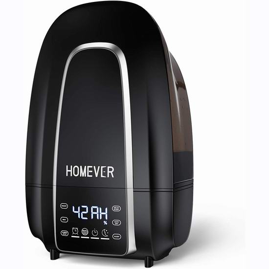  历史新低！Homever 5.6升大容量 超静音 超声波加湿器 55.07加元包邮！