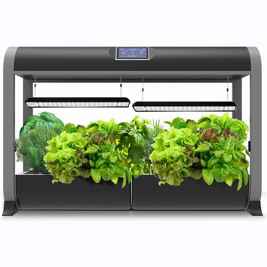  金盒头条：历史新低！AeroGarden Farm 24Basic 智能室内小花园+24种子+营养液套装6.5折 579.99加元包邮！