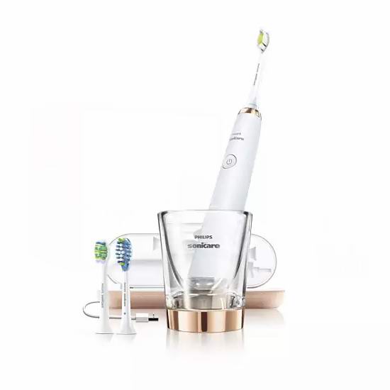  金盒头条：Philips 飞利浦 HX9392/05 钻石亮白系列 玫瑰金特别版 智能牙刷 158.99加元包邮！仅限今日！