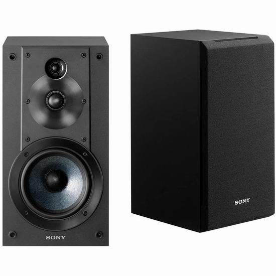  历史最低价！Sony 索尼 SSCS5 三向三驱动 书架式音箱2件套6折 199加元包邮！