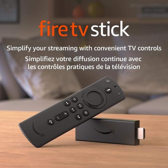  Fire TV Lite版 电视棒 内置Alexa语音遥控器5折 24.99加元！