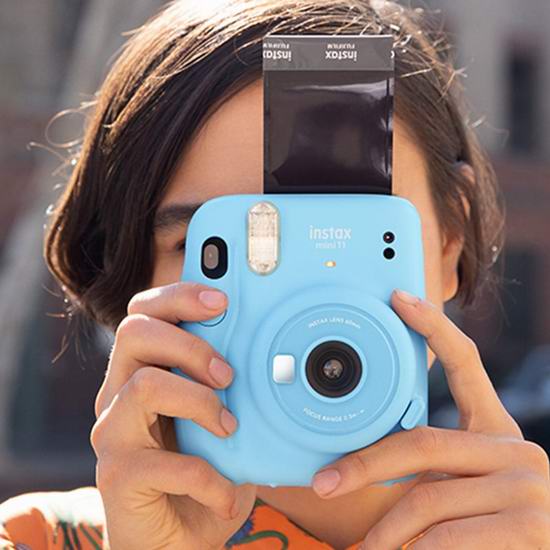  历史新低！新品 Fujifilm Instax Mini 11 天空蓝 拍立得相机 69.99加元包邮！